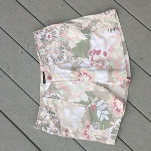 Axcess Liz Claiborne Floral Chino Shorts